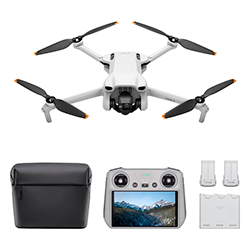 Drone DJI RTF Mini 3 Fly More Combo RC - 3 Baterias (Com Tela)