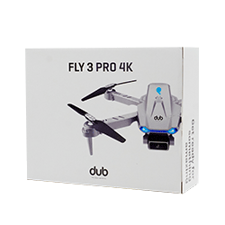 Drone Dub Dubfly Flay 3 Pro 4K - Preto
