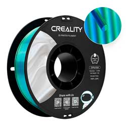 Filamento Creality CR-SILK 1Kg 1.75mm para Impressora 3D - Azul Verde