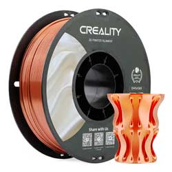 Filamento Creality CR-SILK 1Kg 1.75mm para Impressora 3D - Cobre