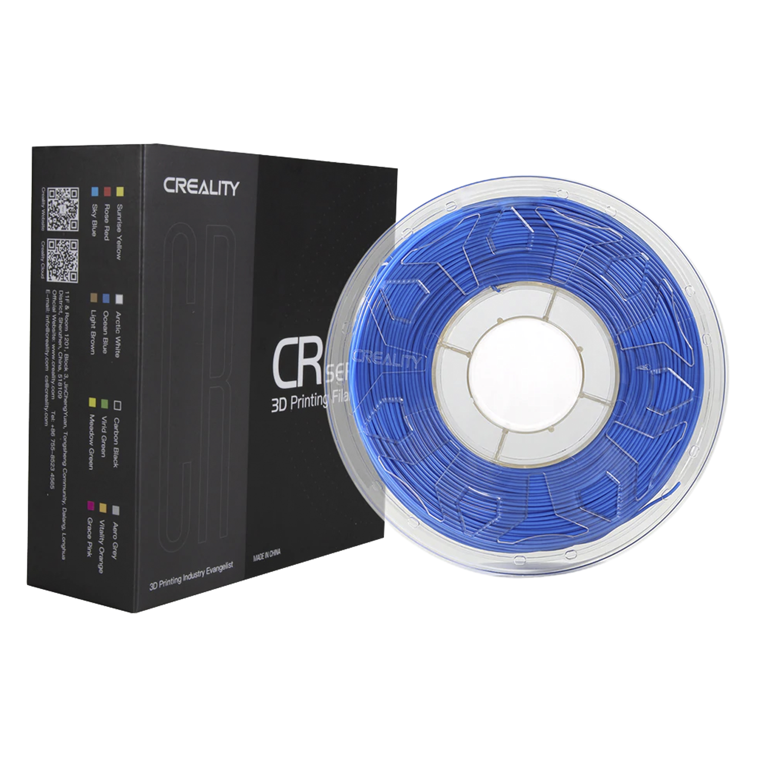 Filamento para Impressora 3D Creality CR-ABS 1kg / 1.75mm - Azul 
