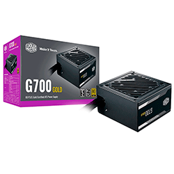 Fonte Cooler Master G700 Gold 700W ATX / Não Modular / 80 Plus Gold - (MPW-7001-ACAAG-U2)
