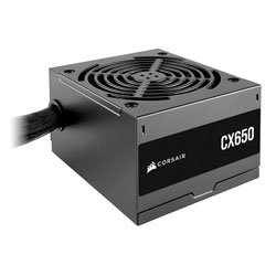 Fonte Corsair CX650 CP-9020278-BR ATX 650W 80 Plus Bronze Bivolt - Preto