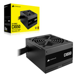 Fonte Corsair CX650 CP-9020278-NA ATX 650W 80 Plus Bronze - Preto