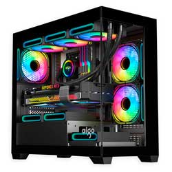 Gabinete Aigo C218M Micro ATX - Preto