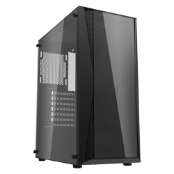 Gabinete Gamer Darkflash DK352 Plus / Mid Tower / Vidro Temperado - Black (4FANS ARGB)