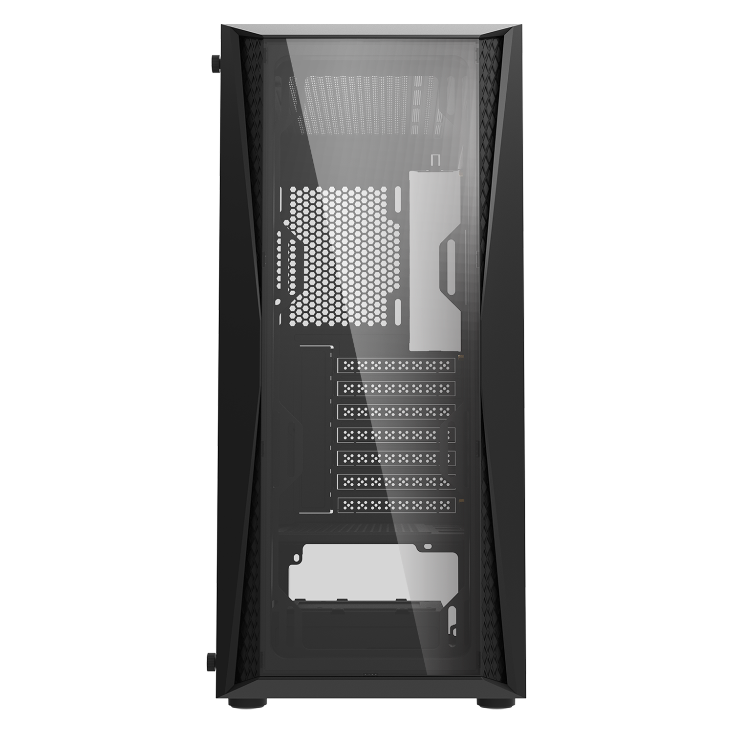 Gabinete Gamer Darkflash DK352 Plus / Mid Tower / Vidro Temperado - Black (4FANS ARGB)