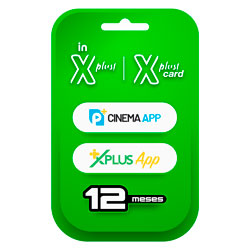 Cartão de Ativação in Xplus Card IPTV Xplus App + Cinema App - 12 meses