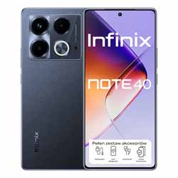 CEL INFINIX NOTE 40 DS/8RAM/256GB 6.78" + MAGCHARGE 20W NFC  BLACK