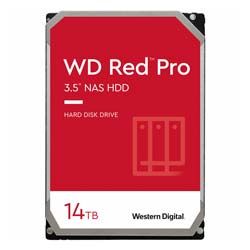 HD SATA3 14TB WESTERN DIGITAL WD142KFGX RED PRO NAS 3.5"