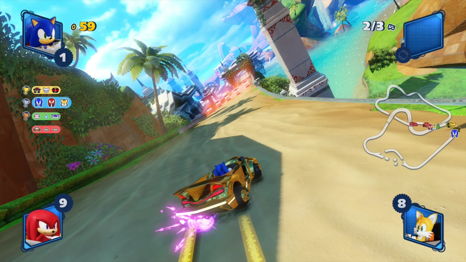Jogo Switch Sonic Mania + Team Sonic Racing Dp Fisica