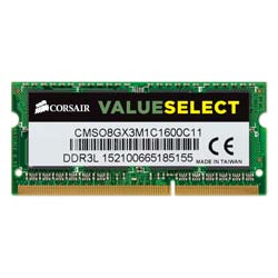 MEM NB DDR3 8GB 1600 CORSAIR MAC MEMORY CMSO8GX3M1C1600C11