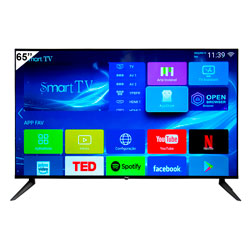 Smart TV Audisat AD-65 65" 4K Ultra HD Android WiFi - Preto