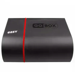 Receptor Gobox Easy 4K / Linux / IPTV / VOD / Netlink - Preto