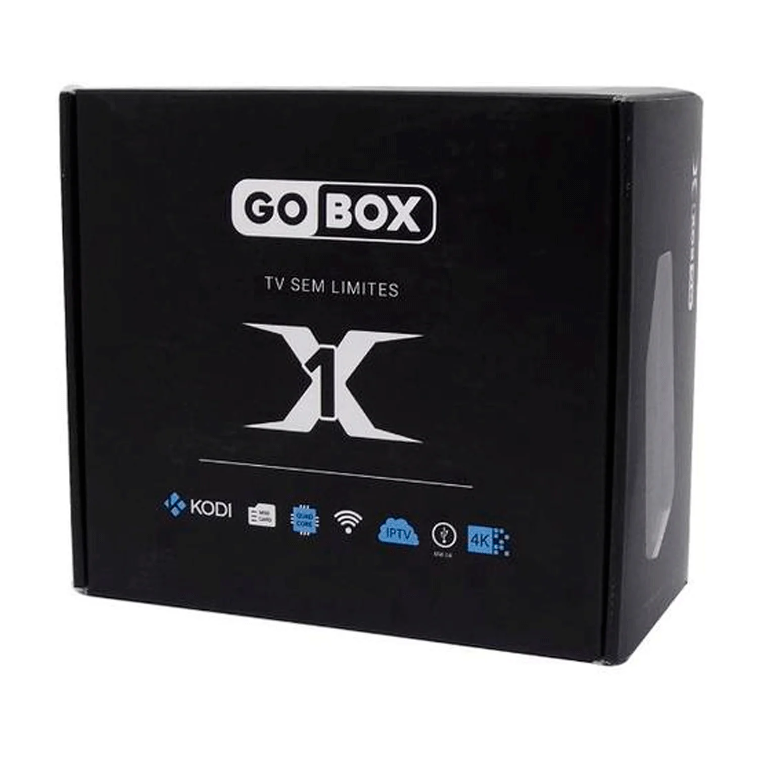 Receptor TV Box Gobox X1 4GB / 1GB RAM / Android - Preto