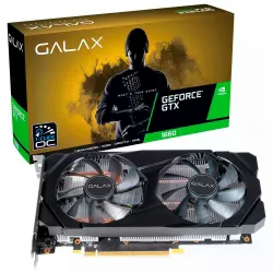 Placa de Vídeo Galax GeForce GTX-1660 1-Click OC 6GB/ GDDR5 - (60SRH7DSY91C)