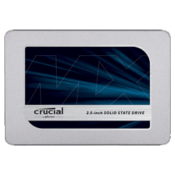 HD SSD Crucial 2.5'' 2TB SATA MX500 / com Adaptador a 9.5mm - (CT2000MX500SSD1)
