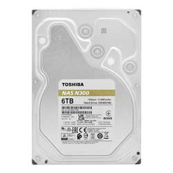 HD Toshiba N300 NAS 6TB 3.5" SATA 3 7200RPM - HDWG760XZSTA