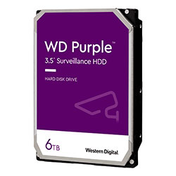 HD Western Digital WD Purple 6TB 3.5" SATA 3 5400PRM - WD64PURZ
