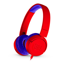 Headphone JBL JR300  JR300 P2 3.5 mm - Vermelho