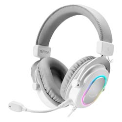 Headset Gamer Fifine H6W RGB 3.5mm - Branco