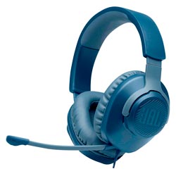 Headset Gamer JBL Quantum 100 3.5mm - Azul (Caixa Danificada)
