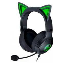 Headset Gamer Razer Kraken Kitty V2 RZ04-04730100-R3U1 USB RGB - Preto
