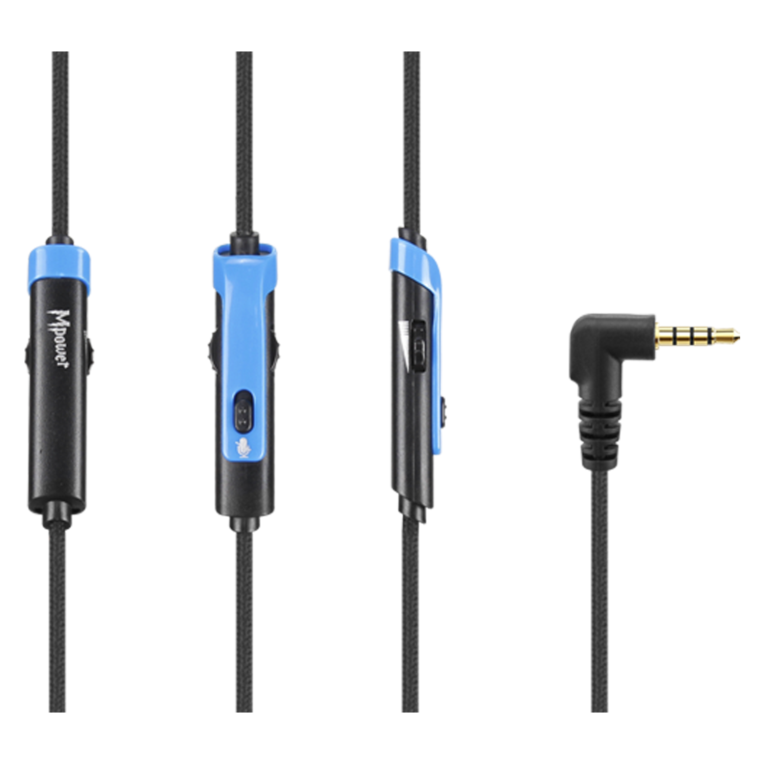 Headset Gamer Sades Mpower SA723 / com Fio - Preto e Azul