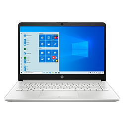 Notebook HP 14-DK1035 AMD Ryzen 3 4GB / 1TB HD / Tela 14"/ Windows 10 - Prata