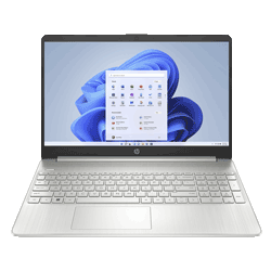 Notebook HP 15-DY2702DX I3-1115G4 / 8GB RAM / 256SSD / Tela 15.6"Touch / Windows 11 - Natural Silver