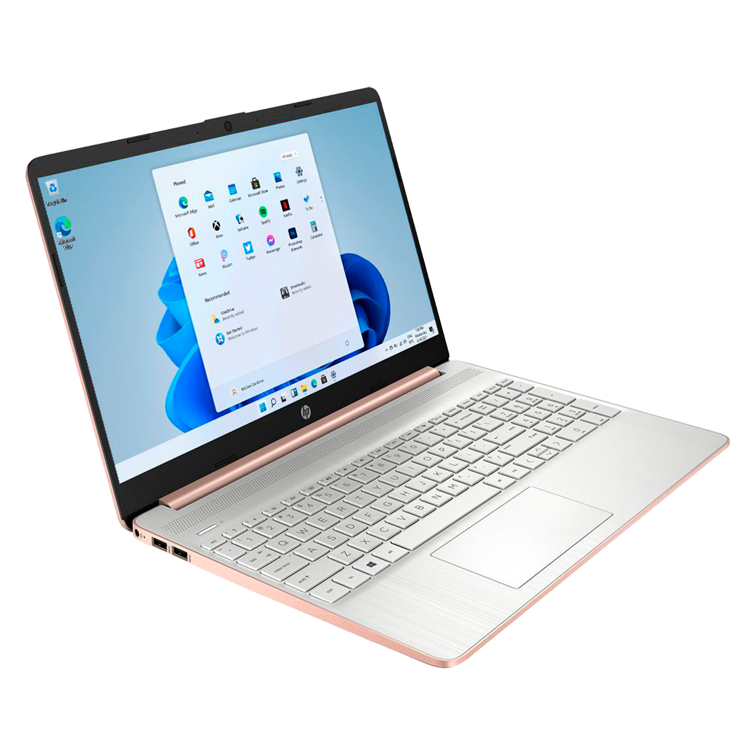 Notebook Hp 15 Ef2125wm Amd Ryzen 5 5500u 8gb 256gb Ssd Tela 156 Windows 10 Rose 0964