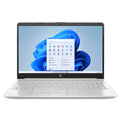 Notebook HP-DW1053DX Intel Celeron 4GB / 128GB / Tela 15.6" - Prata