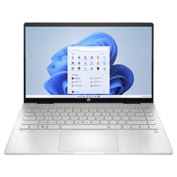 Notebook HP Pavilion X360 14-EK0033DX / Intel Core i5 1235U / Tela Touch Full HD 14" / 8GB de RAM / 512GB SSD / Windows 11 - Prata
