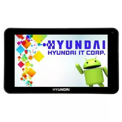 Tablet Hyundai HDT-7433H+ 8GB / Memória RAM 1GB / tela 7" / Câmeras 2MP e 0.3MP - preto