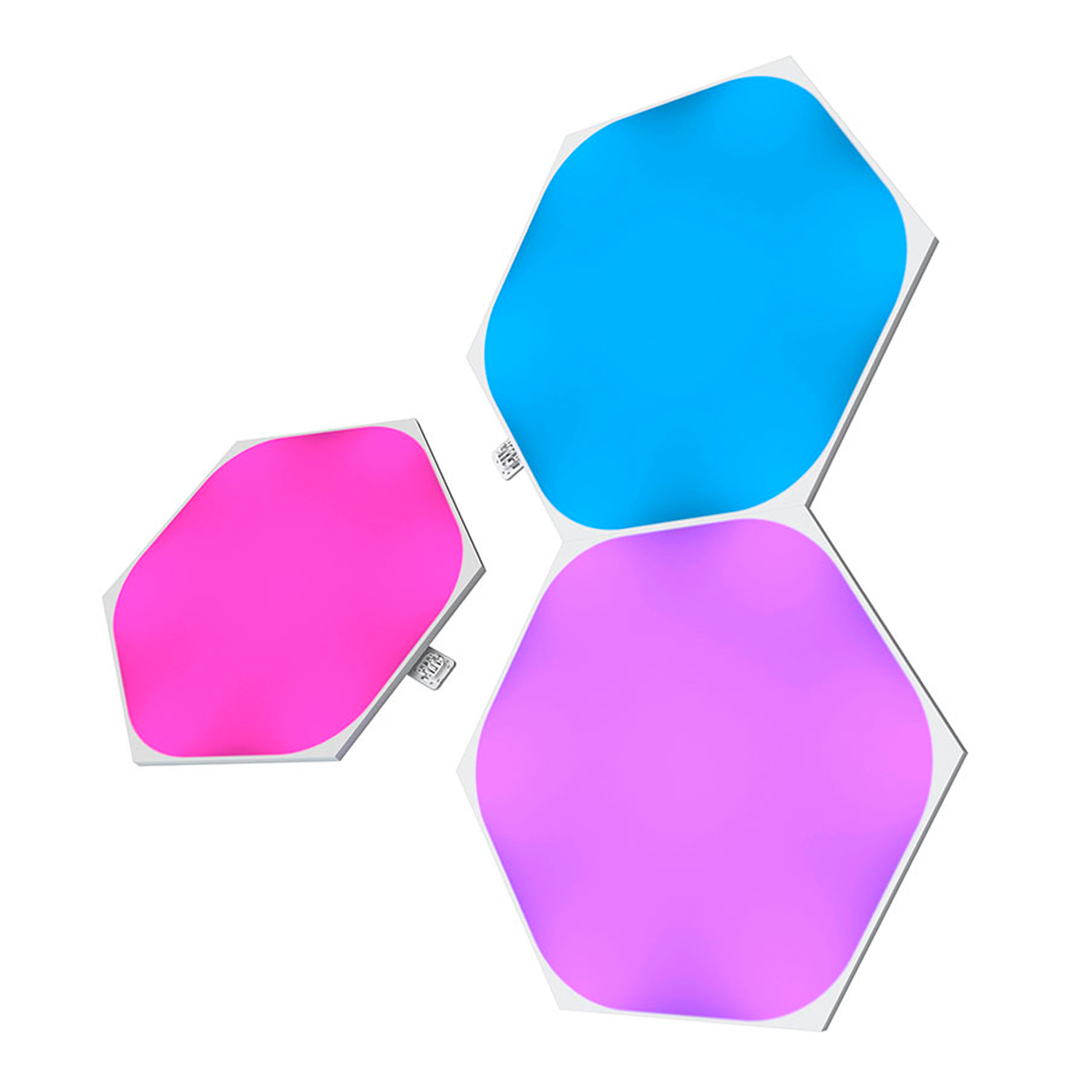 Painel LED Inteligente Nanoleaf Shapes Hexagons Pack para Expansão / 3 Painéis - (NL42-0001HX-3PK)