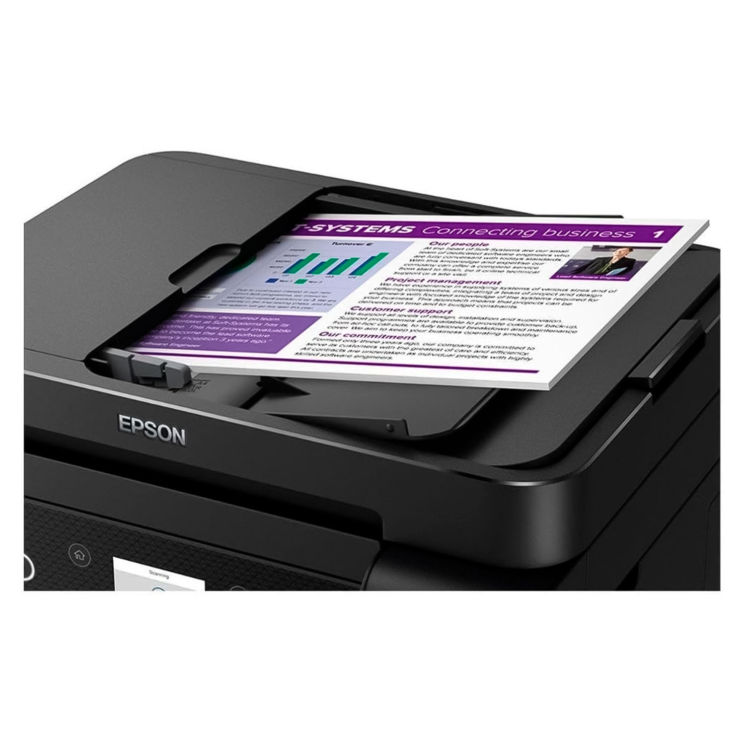 Impressora Multifuncional Epson EcoTank L6270 3 em 1 Wi-Fi Bivolt - Preto