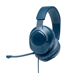 Headset Gamer JBL Quantum 100 Over Ear / Com Microfone / Com Fio - Azul