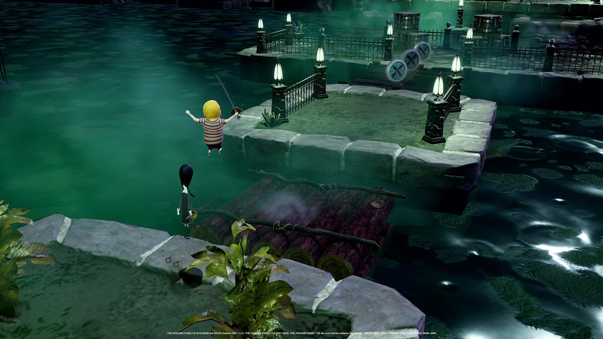 Jogo The Addams Family Mansion Mayhem para Xbox One