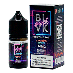 Essência para Vape BLVK Salt Pink 30ML / 35MG - Strawberry Kiwi Ice 
