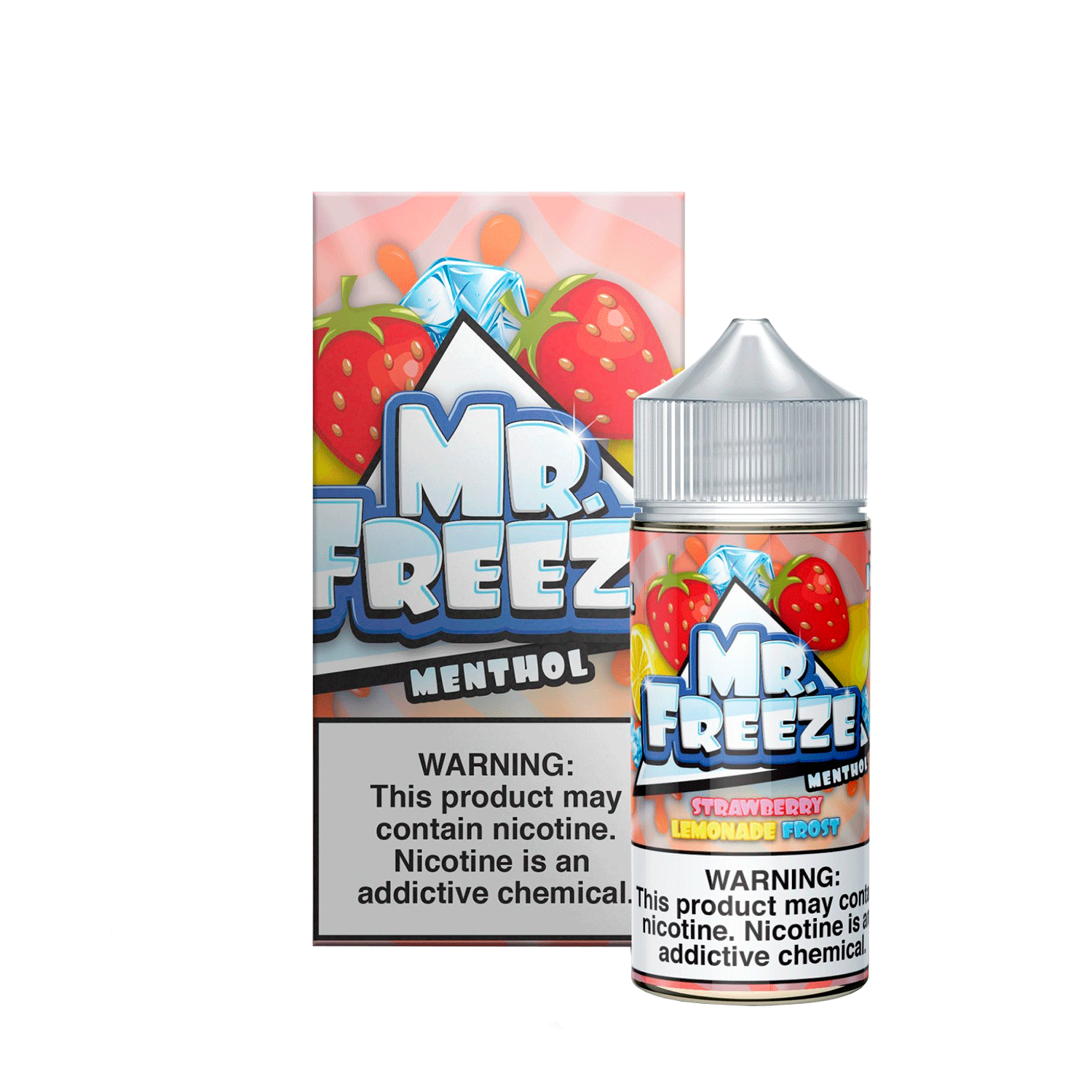 Essência para Vape Mr Freeze 100ML / 0MG - Strawberry Lemonade Frost