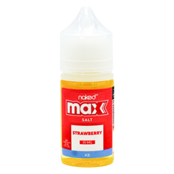 Essência para Vape Salt Naked Max 30ML / 35MG - Strawberry Ice