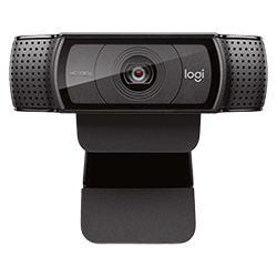 Webcam Logitech C920 Pro / USB - Preto (960-000764)
