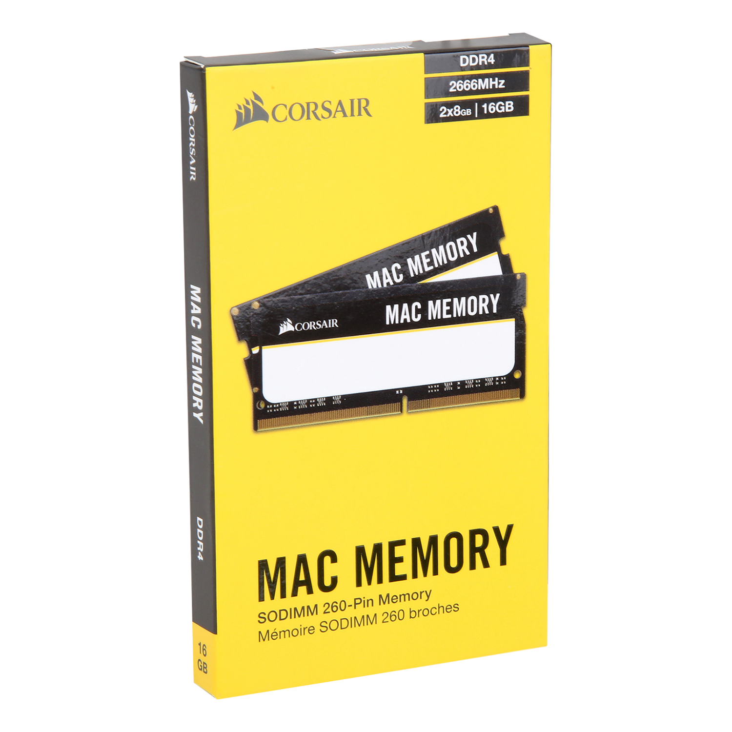 Memória para Notebook Corsair Mac Memory / DDR4 / 8GBx2 / 2666Mhz - (CMSA16GX4M2A2666C18)