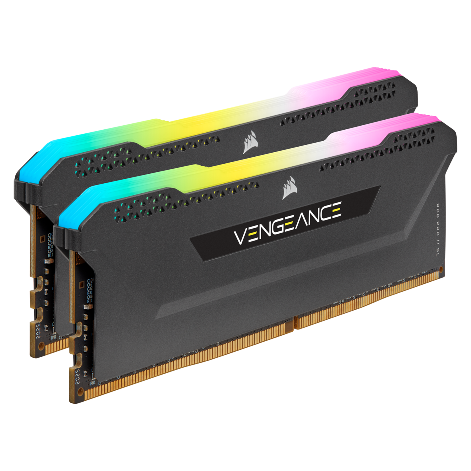 Memória RAM Corsair Vengeance RGB 64GB (2x32GB) DDR5 / 5200MHz - (CMH64GX5M2B5200C40)
