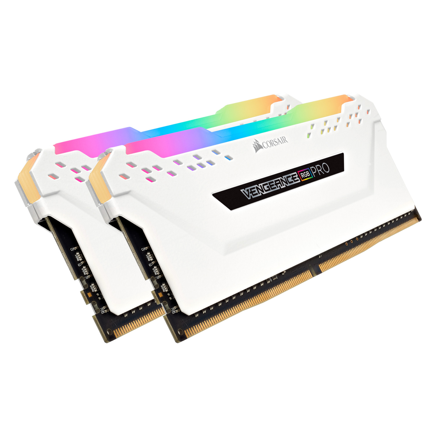 Memória RAM Corsair Vengeance RGB Pro 16GB (2x8GB) DDR4 / 3600MHz - Branco (CMW16GX4M2D3600C18W)
