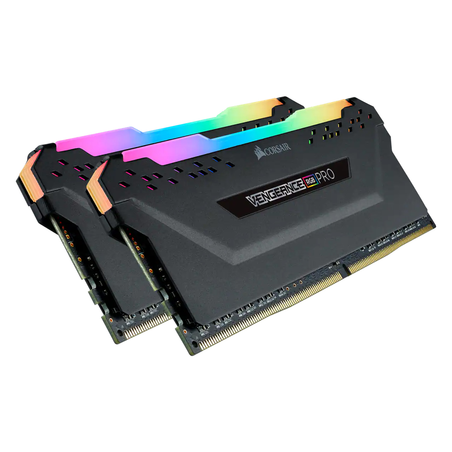 Memória RAM Corsair Vengeance RGB Pro / 2x8GB / DDR4 / 3600Mhz - Preto (CMW16GX4M2D3600C18)
