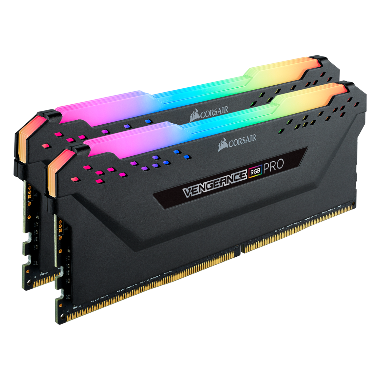 Memória RAM Corsair Vengeance RGB Pro  32GB (2x16GB) DDR4 / 3200MHz - Preto (CMW32GX4M2E3200C16)
