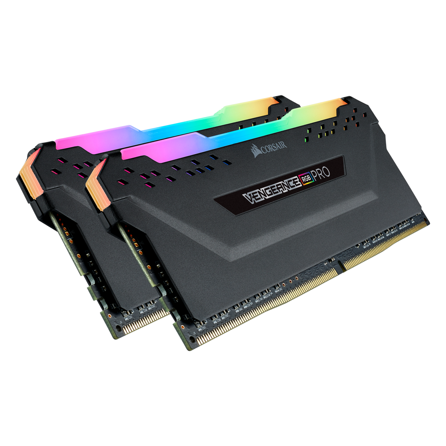 Memória RAM Corsair Vengeance RGB Pro  32GB (2x16GB) DDR4 / 3200MHz - Preto (CMW32GX4M2E3200C16)
