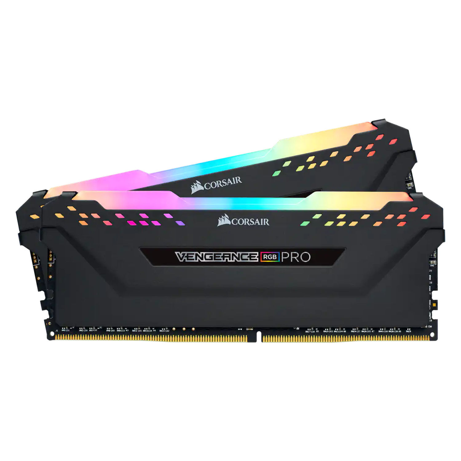Memória RAM Corsair Vengeance RGB Pro BLK / DDR4 2x16GB / 3200MHz - (CMW32GX4M2C3200C18)
