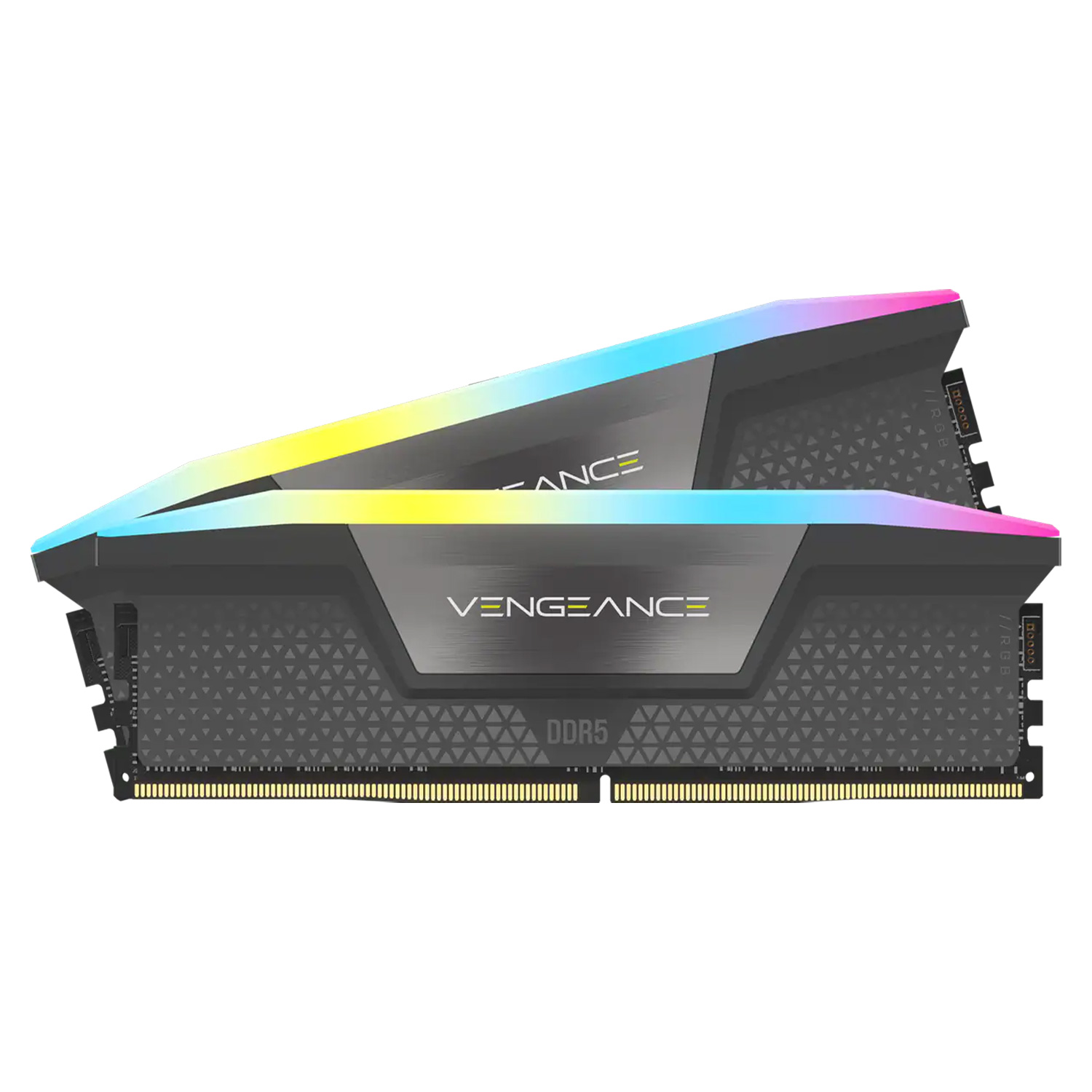 Memória RAM Corsair Vengeance RGB Pro SL 32GB (2x16GB) DDR5 / 5200MHz - Preto (CMH32GX5M2B5600Z36K)
